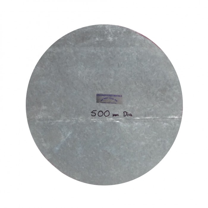 2187 - End Plate - 500dia, galv